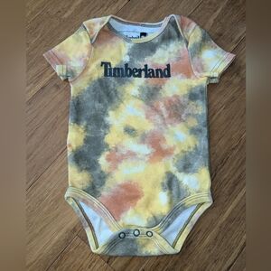 Timberland Tie-Dye baby One Piece bodysuit